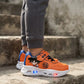 Tenis Dragon Ball Niño 34401 Luces Contactel Naranja 14-17