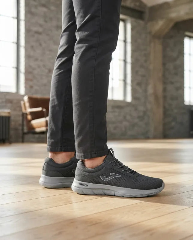 Tenis Joma Hombre Teseo Ctesew2612 Memory Foam Gris