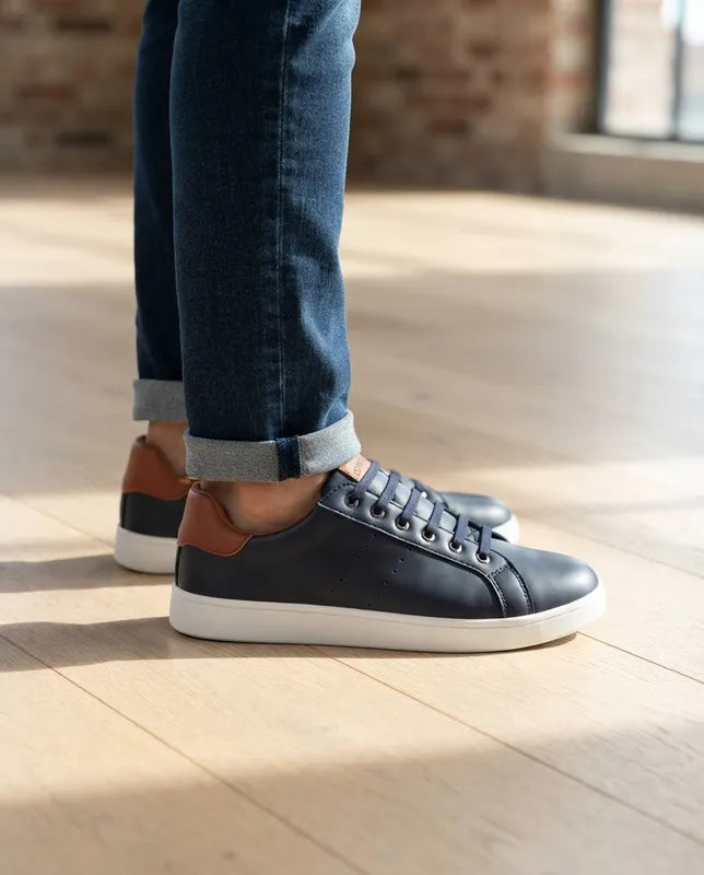 Tenis Capa De Ozono Hombre 611703 Casuales Azul Navy