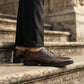 Zapatos Vestir Merano Hombre 46101 Piel Café Bostonianos