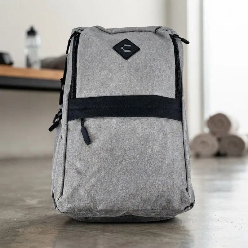 Mochila Charly 8068216 Unisex Sport Training Gris Negro