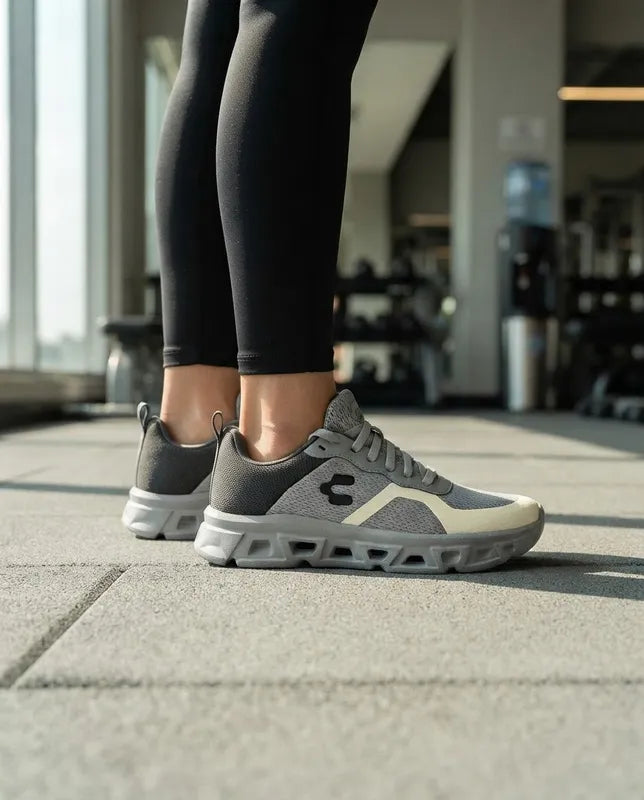 Tenis Charly Mujer 1043345 Light Sport Gym Walking Gris