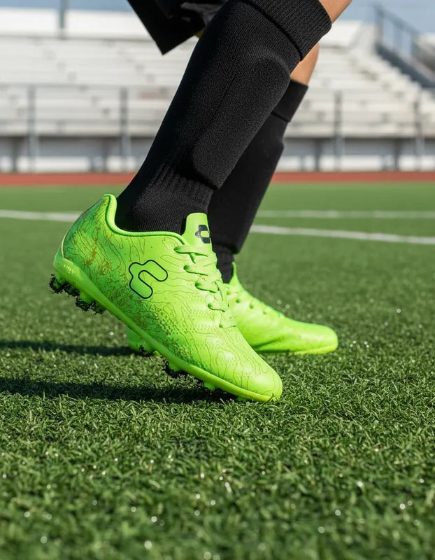 Tacos Fútbol Niño Charly Kids 1098597 Limón Negro 17-22