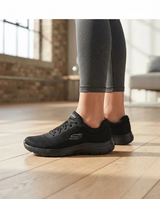 Tenis Skechers Mujer 2110005 Summits Memory Foam Negros