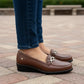 Zapato Mujer Hush Puppies Hp01956 Piel Soft System Cafés