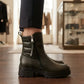 Botines Greenlove Mujer 96242 Negros Cierre Tacón Bajo