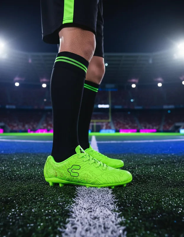 Tacos Fútbol Niño Charly Kids 1098597 Limón Negro 17-22