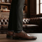 Zapatos Vestir Merano Hombre 46101 Piel Café Bostonianos