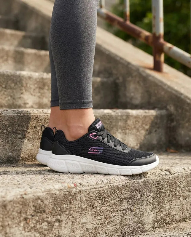 Tenis Skechers Mujer 896465mx Bobs Flex Memory Foam Negro