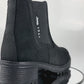 Botas Jeep Mujer 19060 Chelsea Piel Gamuza Negro Tacón