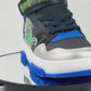 Tenis Dinoworld Niño 6201 T Rex Luces Contactel Azul Negro