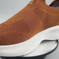 Tenis Charly Hombre 1086405 Slip On Cómodos Ligeros Camel