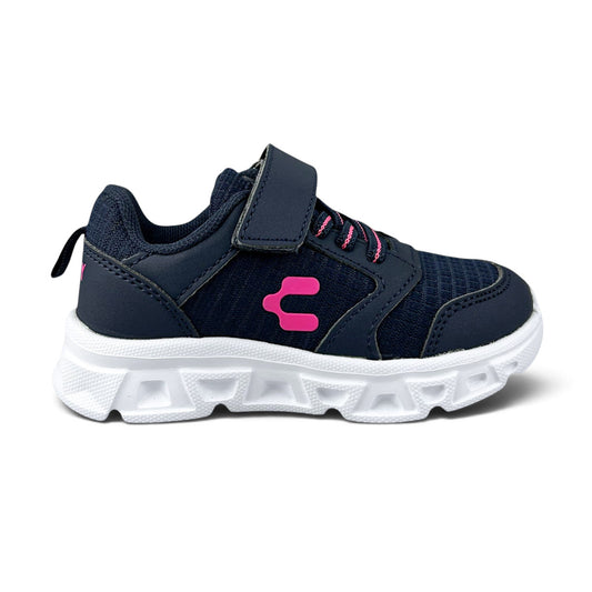 Tenis Charly Kids 1065707 Niña Contactel Marino Rosa 15-23