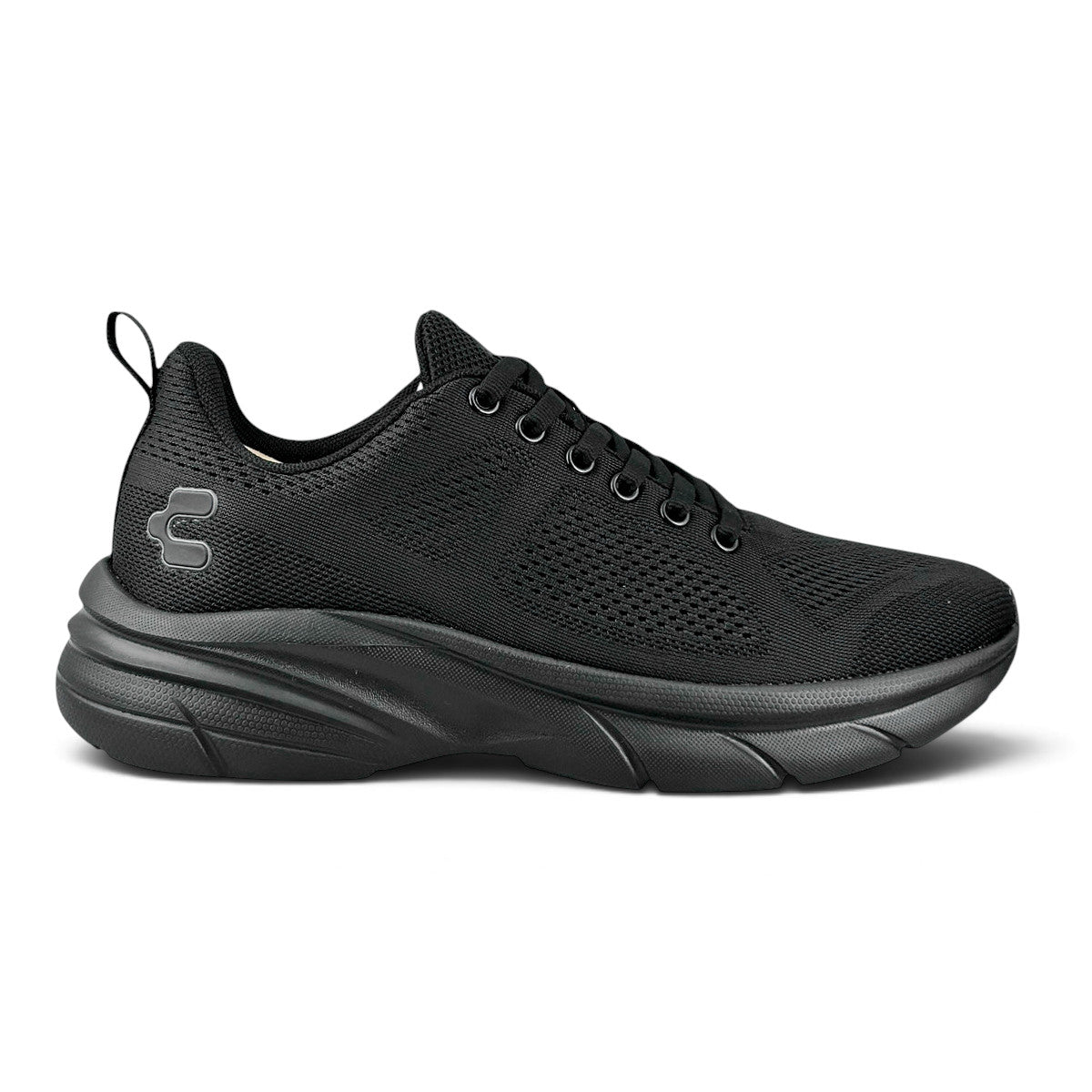 Tenis Charly Hombre 1087799 Running Gym Ligeros Negros