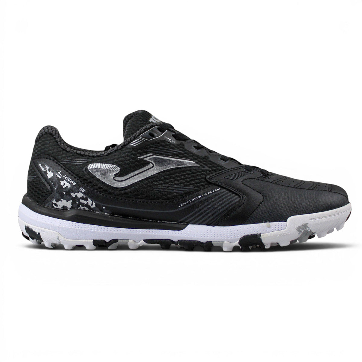Tenis Fútbol Rápido Hombre Joma Ligw2401tf Turf Negro Oro