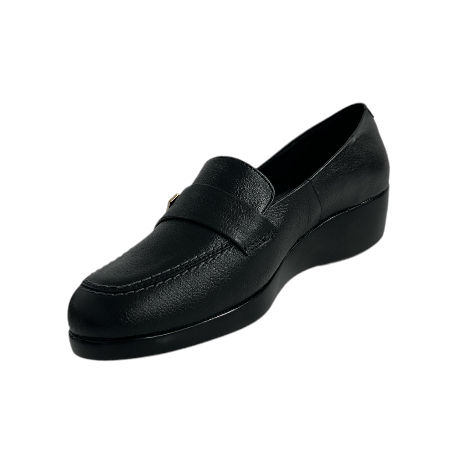 Zapato Mujer Vicenza 15705 Negro Piel Loafer Confort Ligero