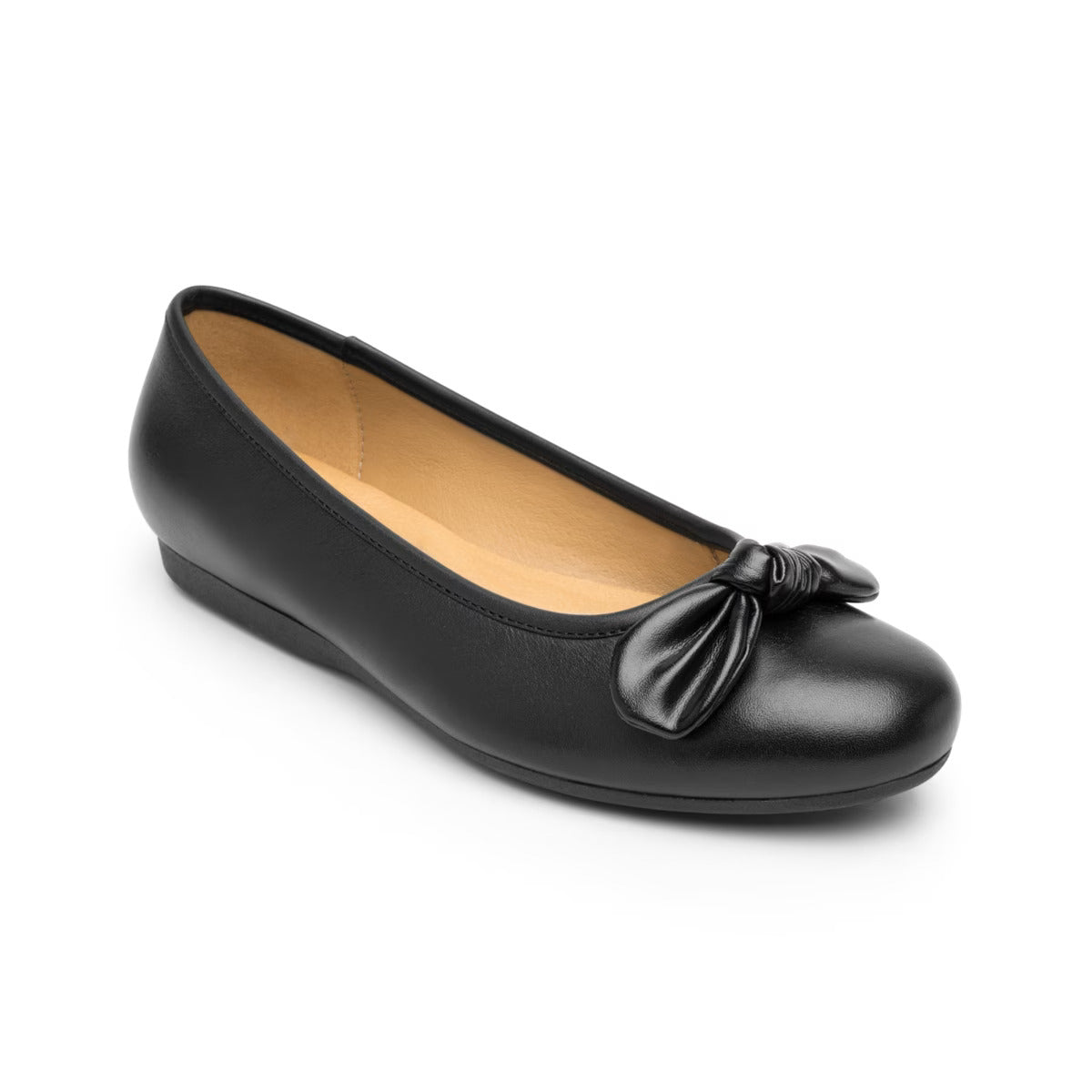 Zapato Mujer Flexi 116309 Flats Balerina Confort Piel Negro