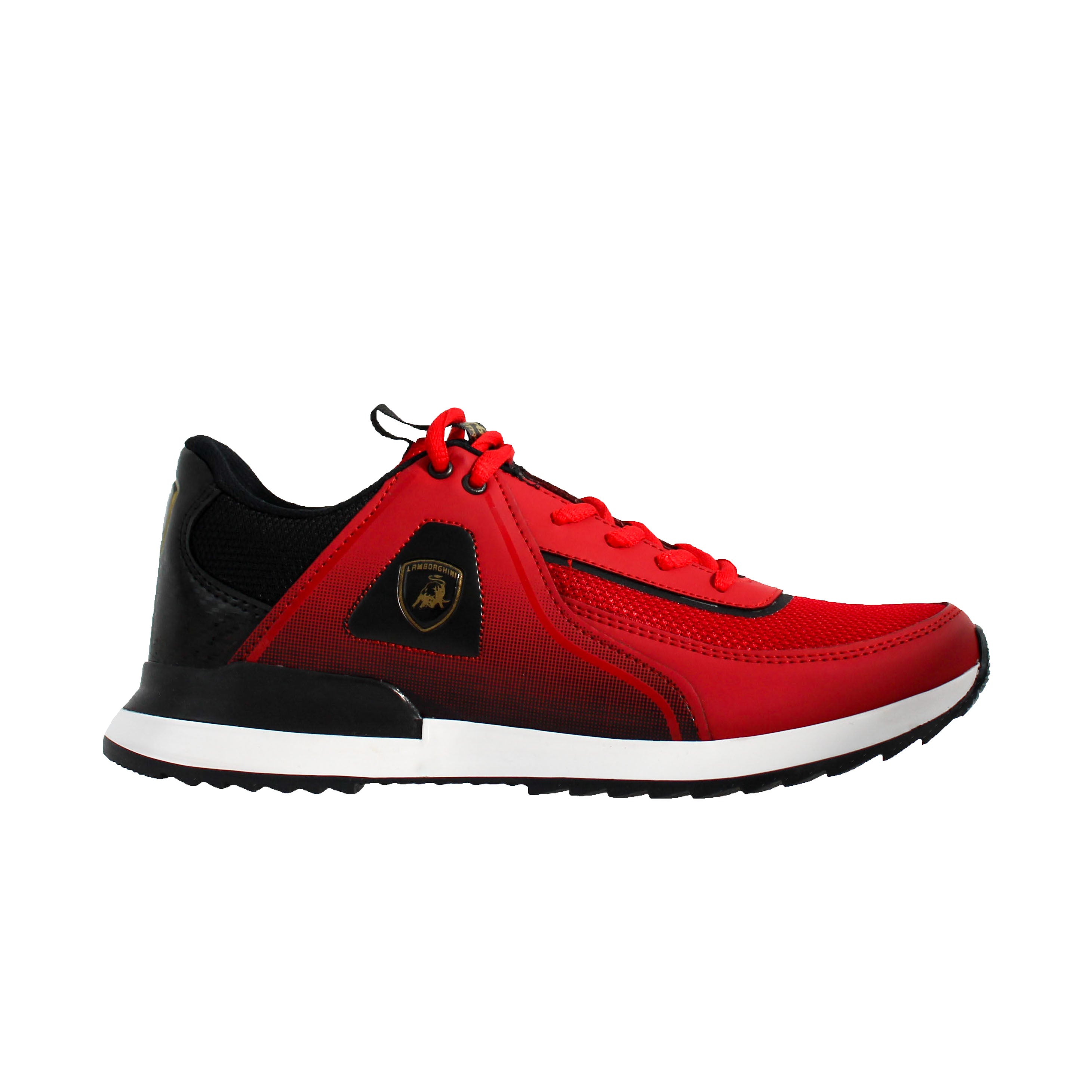 Tenis Urbano Hombre Lamborghini 3600 Orginal Negro Rojo – Domay - Technical View