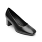 Zapatilla Mujer Flexi 119702 Piel Negro Vestir Tacón Ancho