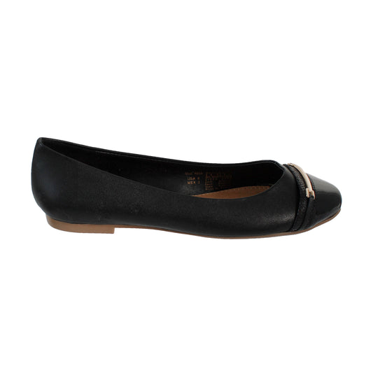 Zapato Mujer Efe 4055 Flats Balerina Negro Casual Ligeras